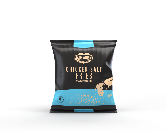 Chicken Salt Fries (40g) | Case Size 12 pks | 36% Gross Margin