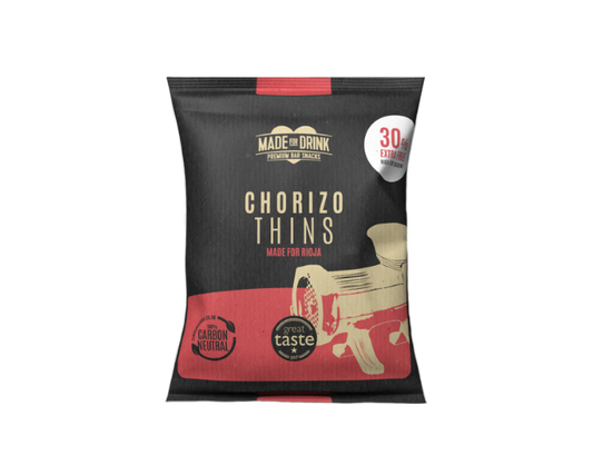 30g Pack of Made For Drink Chorizo Thins