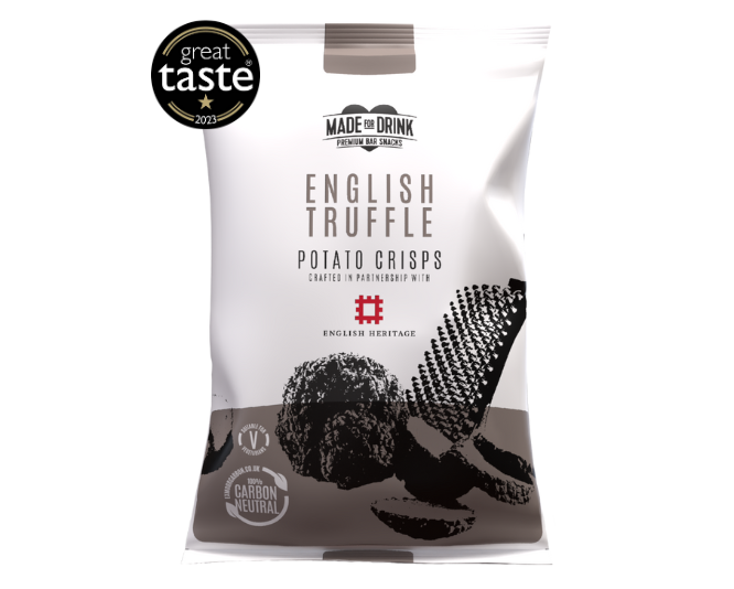 English Truffle Crisps | Available in 40g, 150g & 600g catering pks | 33% - 72% Gross Margin