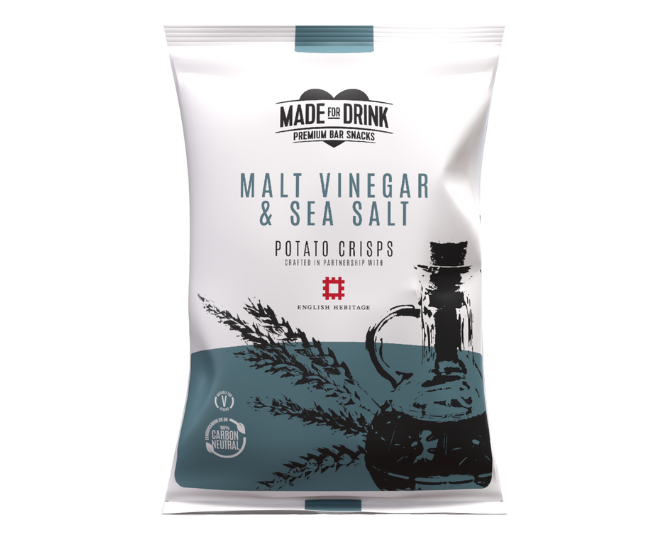 Malt Vinegar & Sea Salt Crisps | Available in 40g & 150g pks | 33% -34% Gross Margin