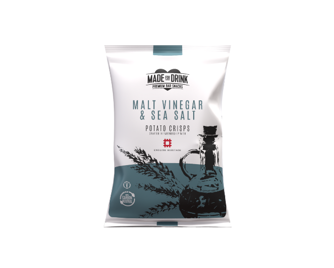 Malt Vinegar & Sea Salt Crisps | Available in 40g & 150g pks | 33% -34% Gross Margin