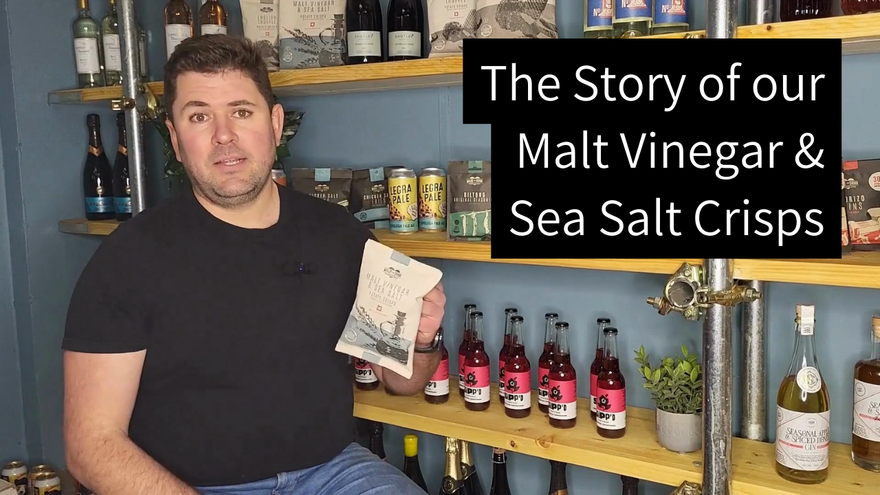 Load video: Join us on a crispy, tangy journey with company founder Dan as he spills the inspiration behind our beloved Malt Vinegar &amp; Sea Salt crisps.Watch as we delve deep into the heart of Made For Drink and explore why we insist on only the finest ingredients. The perfect combination of Sarson&#39;s Malt Vinegar&#39;s classic tang and the mineral-rich allure of Dorset Sea Salt awaits you in every crunch. Our British potatoes are hand-cooked to golden perfection, guaranteeing an irresistible crunch and a flavour. But that&#39;s not all! Dan&#39;s got the scoop on which drinks are the perfect partners for this beachside bliss. Whether you&#39;re into a pint of pale ale or an IPA, their hoppy bitterness and zesty citrus notes will dance in harmony with the tangy malt vinegar. So, if you&#39;re curious about the origins of our Malt Vinegar &amp; Sea Salt crisps and the delicious pairings that&#39;ll elevate your snacking game, grab your snack bowl and click play now! Your taste buds will thank you for it.